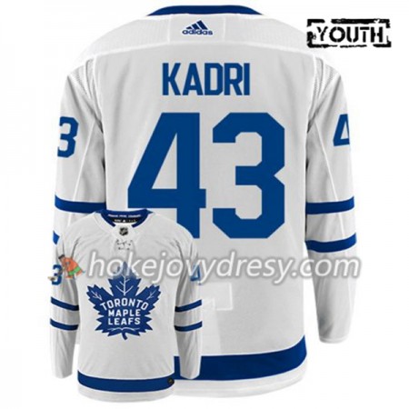 Dětské Hokejový Dres Toronto Maple Leafs NAZEM KADRI 43 Adidas Bílá Authentic